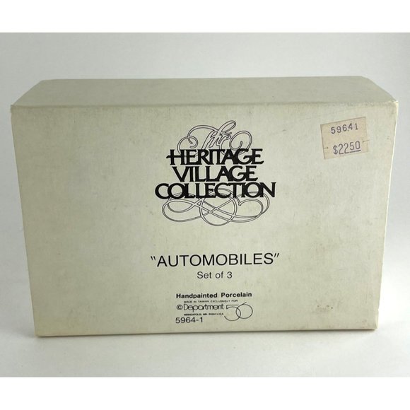 Christmas - DEPT. 56 -AUTOMOBILES - Original Box - Picture 7 of 7
